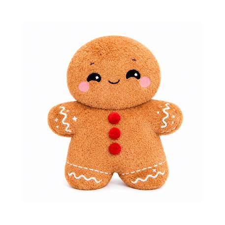 Peluche bouillotte bonhomme pain d'épice Marron 2 - vertbaudet enfant 