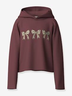 -Sweat à capuche avec inscription fille name it