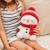 Peluche bouillotte bonhomme de neige Blanc 1 - vertbaudet enfant 