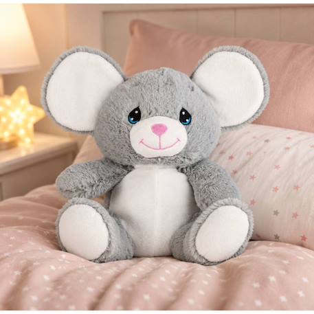Peluche bouillotte souris Gris 4 - vertbaudet enfant 