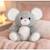 Peluche bouillotte souris Gris 4 - vertbaudet enfant 
