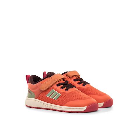 Sneakers filles synthétique fermeture adhésive barefoot Orange+Pink 4 - vertbaudet enfant 