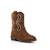 Bottines filles synthétique fermeture éclair Brown 2 - vertbaudet enfant 