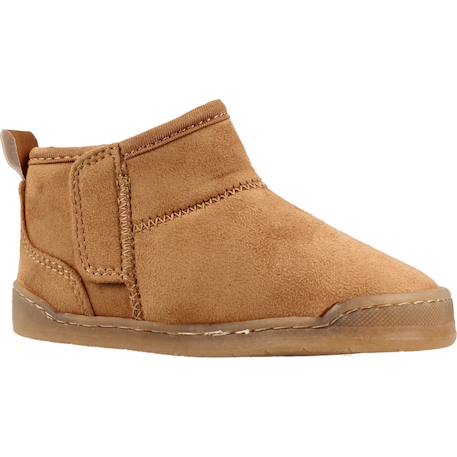 Bottines filles synthétique fermeture adhésive barefoot Brown 5 - vertbaudet enfant 