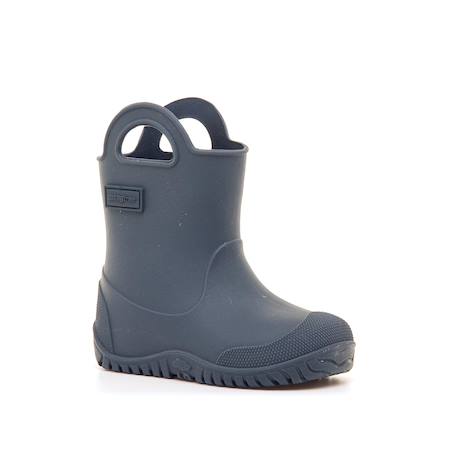 Bottes garçon synthétique sans fermeture- ouverts barefoot Blue 2 - vertbaudet enfant 