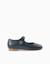 Ballerines style mary jane en cuir Bleu 1 - vertbaudet enfant 