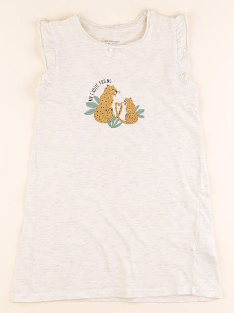Chemise de nuit coton - 5 ans Beige, or 1 - vertbaudet enfant 