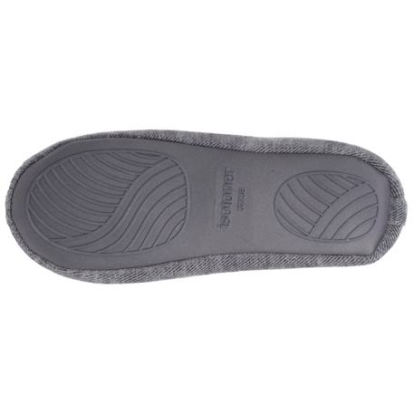 Chaussons ballerines sergé pailleté, semelle gomme ultra souple Gris foncé 5 - vertbaudet enfant 