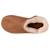 Chaussons bottillons dessus en cuir, semelle plateforme Camel+Kaki 3 - vertbaudet enfant 