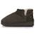 Chaussons bottillons dessus en cuir, semelle plateforme Camel+Kaki 10 - vertbaudet enfant 