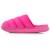Chaussons mules microvelours semelle bloup extra confort Camel+Fuchsia 10 - vertbaudet enfant 