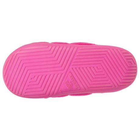 Chaussons mules microvelours semelle bloup extra confort Camel+Fuchsia 11 - vertbaudet enfant 