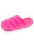Chaussons mules microvelours semelle bloup extra confort Camel+Fuchsia 12 - vertbaudet enfant 