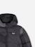 Doudoune garçon à capuche Noir / gris foncé 2 - vertbaudet enfant 
