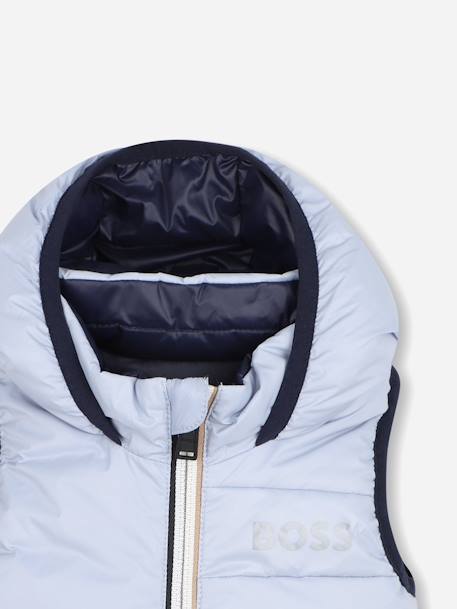 Blouson garçon sans manches Bleu clair / bleu foncé 3 - vertbaudet enfant 