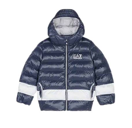 Doudoune enfant Bleu et blanc 1 - vertbaudet enfant 