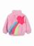 Veste fille à fausse fourrure Multicouleur 2 - vertbaudet enfant 