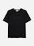 T-shirt  garçon col rond Bleu cargo+Noir 4 - vertbaudet enfant 