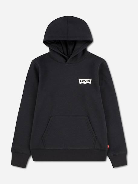 Sweat garçon à capuche Bleu+Noir 4 - vertbaudet enfant 