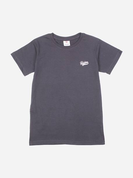 T-shirt  garçon col rond Blanc+Bleu clair+Bleu foncé 9 - vertbaudet enfant 