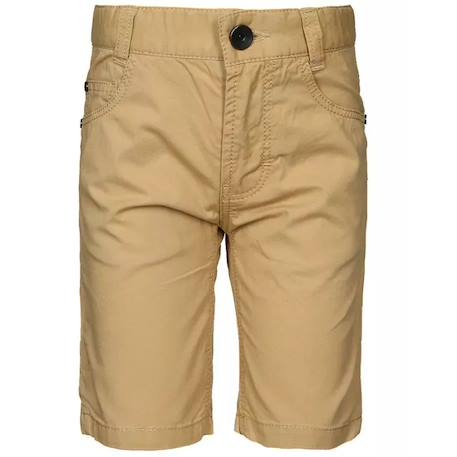 Short garçon, bermuda enfant en coton Beige foncé+Bleu nuit+Jaune foncé+Rouge vif 1 - vertbaudet enfant 