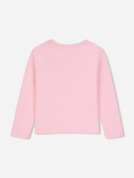 T-shirt fille manches longues Rose 2 - vertbaudet enfant 