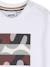 T-shirt garçon manches longues Blanc+Noir / beige 3 - vertbaudet enfant 