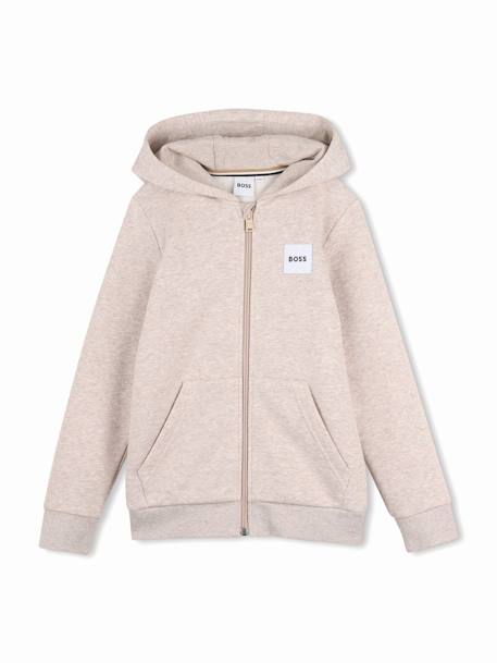 Ensemble 2 pièces gilet à capuche et bas Beige / ecru 3 - vertbaudet enfant 
