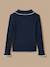 Pull en fine jauge fille Marine 2 - vertbaudet enfant 