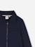 Gilet garçon col chemise Bleu foncé+Marron clair 3 - vertbaudet enfant 