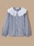 Chemise imprimée vichy fille Carreaux bleu 1 - vertbaudet enfant 