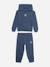 Ensemble 2 pièces sweat à capuche et bas Bleu marine+Gris+Noir 1 - vertbaudet enfant 