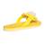 Sandales fille en cuir Jaune citron, blanc+Jaune foncé+Rose clair 11 - vertbaudet enfant 