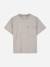 T-shirt  garçon col rond Ecru 1 - vertbaudet enfant 