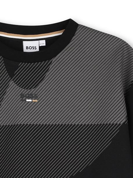 T-shirt  garçon col rond Ecru / vert+Noir 6 - vertbaudet enfant 