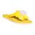 Sandales fille en cuir Jaune citron, blanc+Jaune foncé+Rose clair 10 - vertbaudet enfant 
