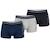 Boxer garçon en coton Noir, bleu, gris. 1 - vertbaudet enfant 