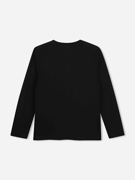 T-shirt  garçon manches longues Noir / beige 3 - vertbaudet enfant 