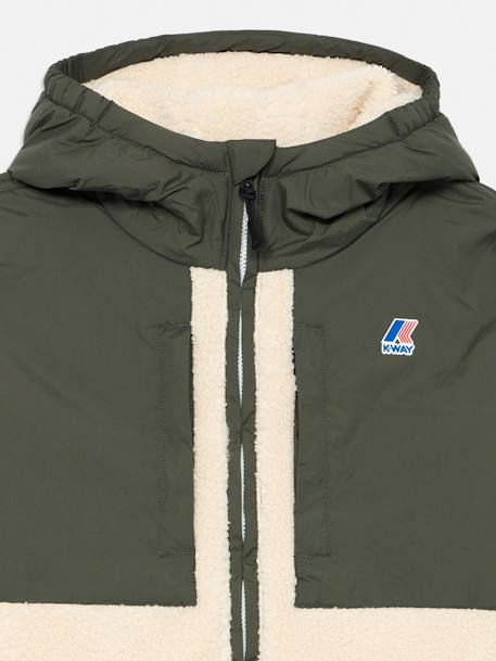 Veste garçon à capuche Beige / bleu foncé+Beige / kaki 6 - vertbaudet enfant 