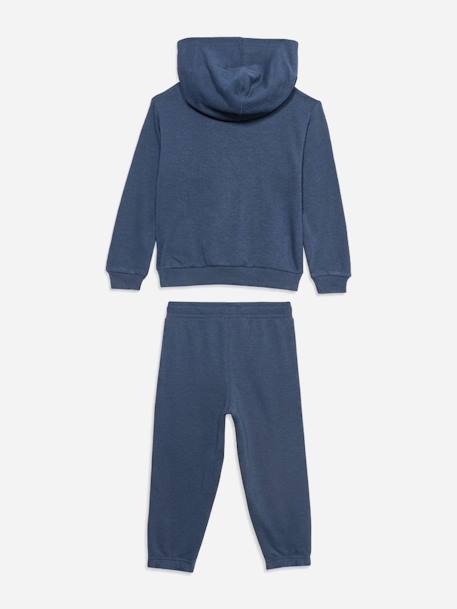Ensemble 2 pièces sweat à capuche et bas Bleu marine+Gris+Noir 2 - vertbaudet enfant 