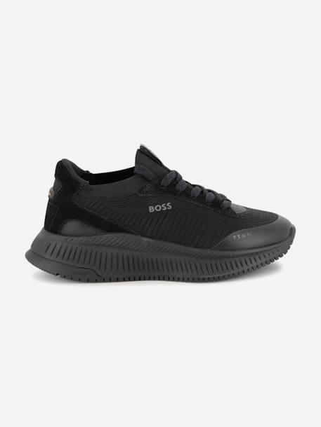 Basket garçon a lacets Bleu foncé+Noir 12 - vertbaudet enfant 