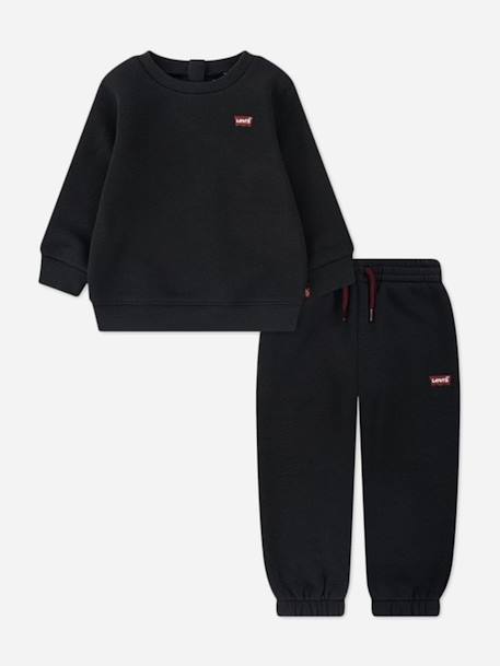 Ensemble 2 pièces Beige foncé+Bleu foncé+Noir 8 - vertbaudet enfant 