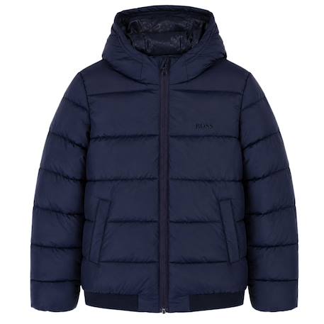 Doudoune garçon Bleu marine 1 - vertbaudet enfant 