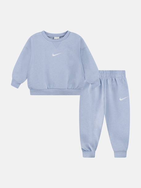 Ensemble deux pièces pour bébé sweat à col rond et pantalon confortable Beige+Beige foncé+Bleu ciel+Bleu clair+Gris+Vert+Vert menthe+Violet 10 - vertbaudet enfant 