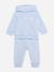 Ensemble garçon 2 pièces gilet à capuche et bas Bleu ciel 1 - vertbaudet enfant 
