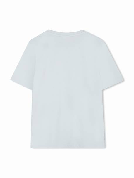 T-shirt  garçon col rond Bleu ciel 2 - vertbaudet enfant 