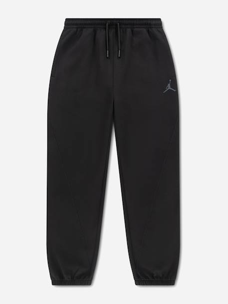 Jogging garçon taille élastique Noir+Orange 1 - vertbaudet enfant 