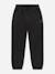 Jogging garçon taille élastique Noir+Orange 1 - vertbaudet enfant 