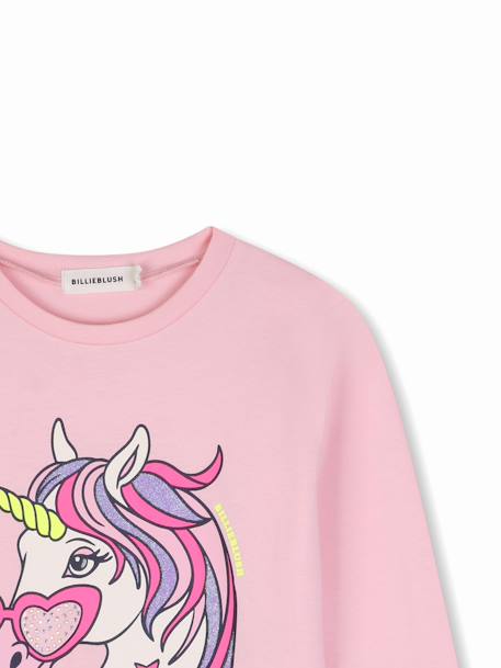 T-shirt fille manches longues Rose 3 - vertbaudet enfant 