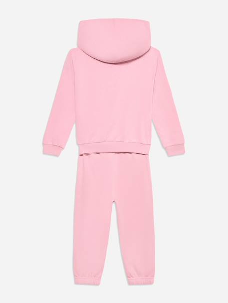 Ensemble 2 pièces sweat à capuche et bas Rose 2 - vertbaudet enfant 